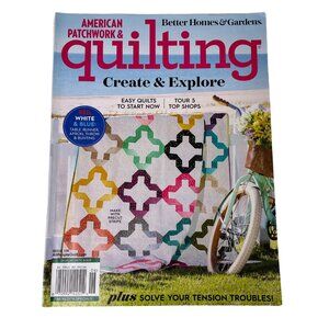 American Patchwork Quilting Crafting Magazine June 2022 Issue 176  Vol 30 No 3 u